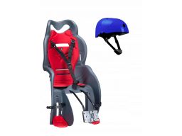 Htp sanbas bezpieczny fotelik rowerowy rama + kask