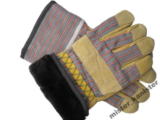 Rękawice rękawiczki ocieplane robocze wojskowe bu
