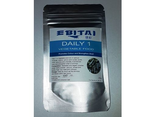 Ebitai daily 1 - 2 gram pokarm podstawowy pellet