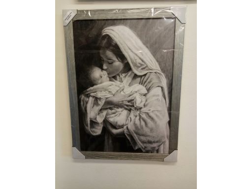 Obraz matka boska z dzieciątkiem płótno duży