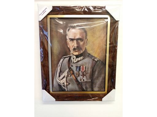 Portret józef piłsudski unikat płótno duży