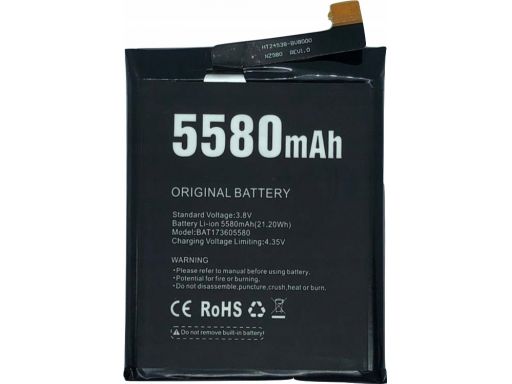 Oryginał bateria doogee s60 2020 serwis 5580 mah