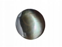 Masa perłowa ciemna kabochon śr.9 mm h=1,5mm