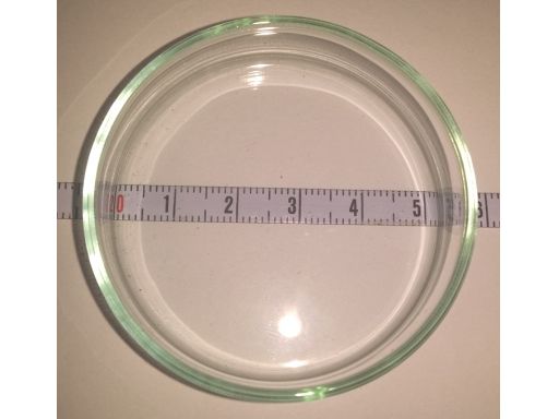 Karmnik, szklana miseczka na pokarm - śr. 5 cm -