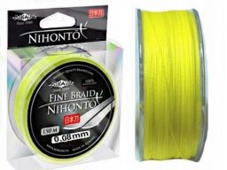 Plecionka mikado nihonto fine braid 150 żółta 0,08