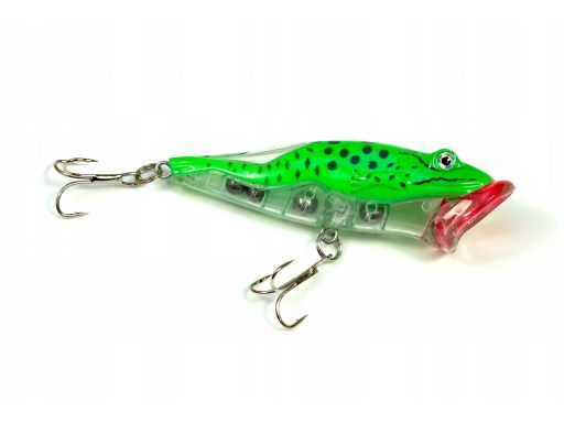 Wobler powierzchniowy popper fl 8cm 12g oczy 3d