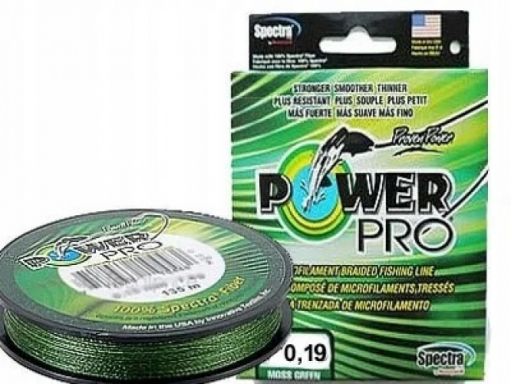 Plecionka power pro usa zielona 135m 0,19mm 13 kg