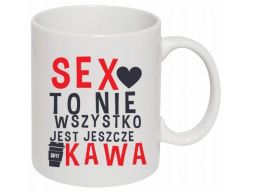 Biały foto kubek z nadrukiem prezent love