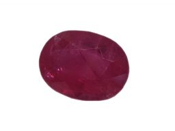 Rubin owal naturalny 8,7x7,1 mm 2,47 ct