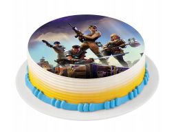 Bardzo gruby opłatek na tort gra fortnite 20 cm