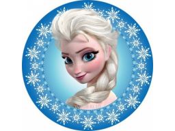 Gruby opłatek na tort kraina lodu frozen elsa 20cm