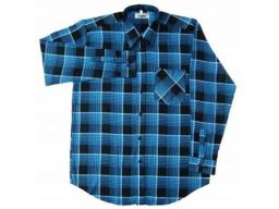 Koszula robocza flanelowa bawełna modar blue 41