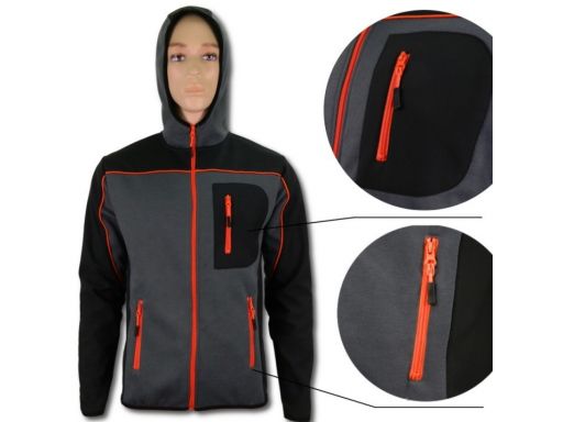 Koszula robocza flanelowa bawełna modar blue 40