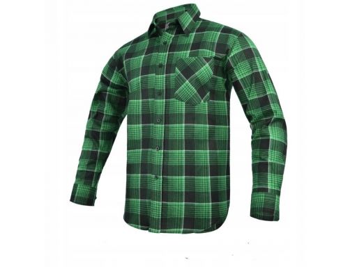 Koszula robocza flanelowa bawełna modar green 41