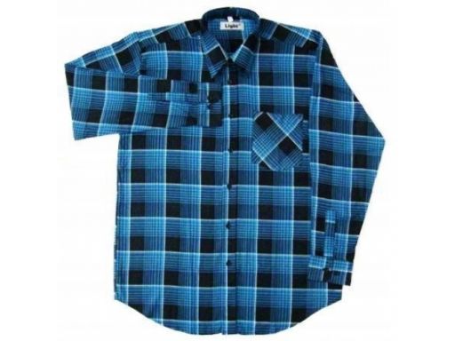 Koszula robocza flanelowa bawełna modar blue 46