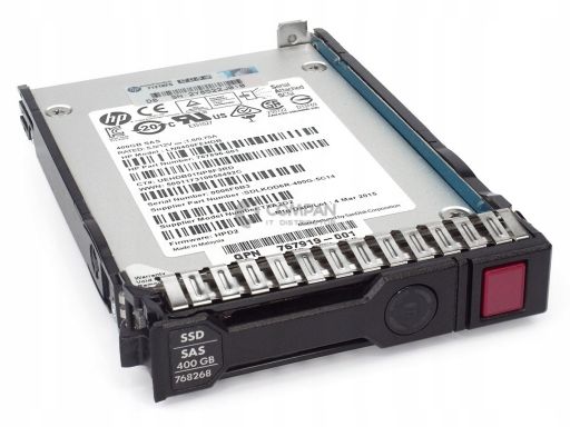 Hp 400gb 6g sc el sas ssd 2.5 sff 768268-|001