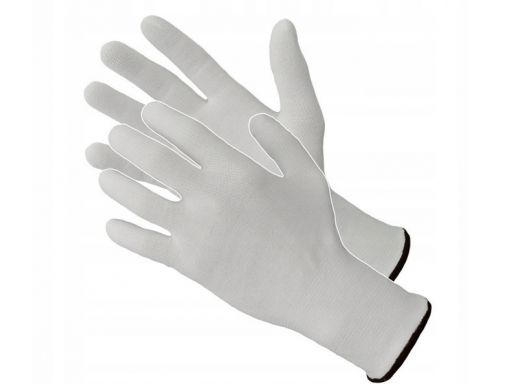 Rękawice bawełniane białe nakrapiane rbi+ 9