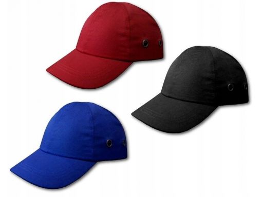 Hełm lekki ochronny przemysłowy bumpcap czarny