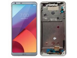 Oryginał wyświetlacz lcd+ramka lg g6, h870n kolory