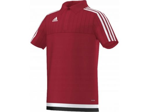 Koszulka adidas tiro 15 polo czerwona r. 152