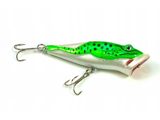 Wobler powierzchniowy popper fl 8cm 12g oczy 3d