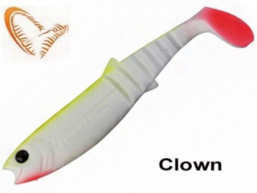 Ripper savage gear cannibal shad clown 6,8cm wro-w