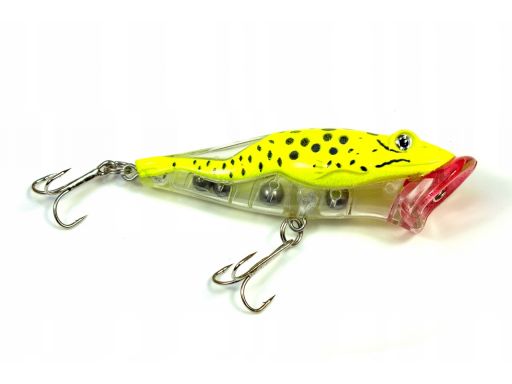 Wobler powierzchniowy popper fl 8cm 12g oczy 3d