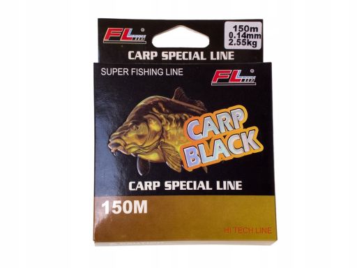 Żyłka fl carp black 0,28mm 150m 8,25kg