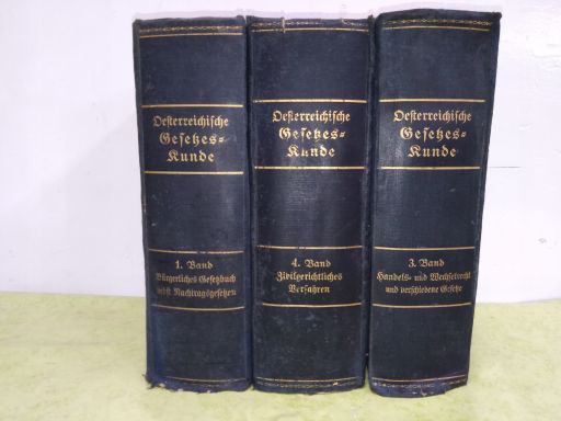 Wiedeń 1913 -trzy tomy książek -leopold chrenreich