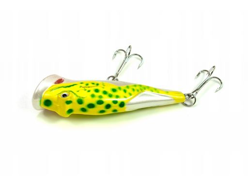 Wobler powierzchniowy popper fl 8cm 12g oczy 3d