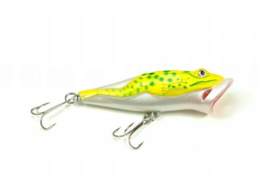 Wobler powierzchniowy popper fl 8cm 12g oczy 3d