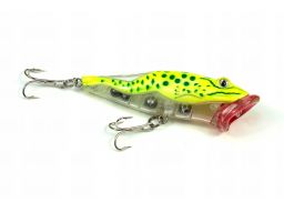 Wobler powierzchniowy popper fl 8cm 12g oczy 3d