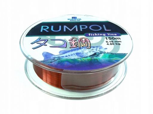 Brązowa żyłka rumpol extra 150m 0,28mm 8,2kg