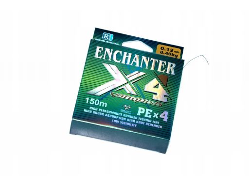 Plecionka enchanter vanquish pex4 150/300m 0,12mm