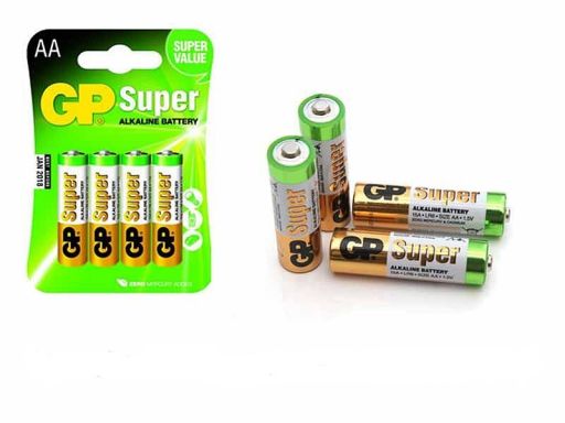 Bateria gp lr6 super alkacell 1,5v aa b-009