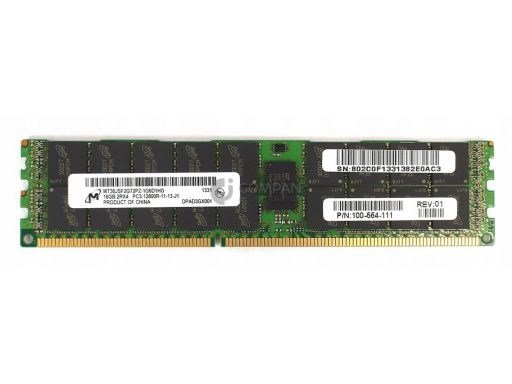 Emc 16gb 2rx4 pc3-12800r m for dd4500 | 100-564-1|11