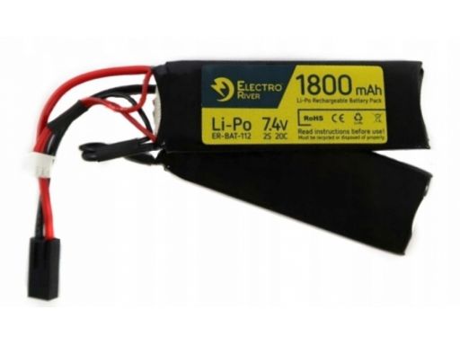 Akumulator lipo 7.4v 1800 mah 20/40c - 2-modułowy