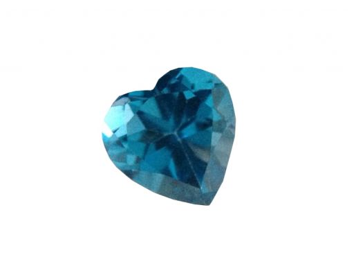 Topaz london naturalny serce 8x8 mm sztuka