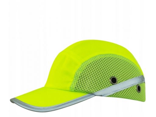 Hełm lekki ochronny przemysłowy bumpcap fluo żółty