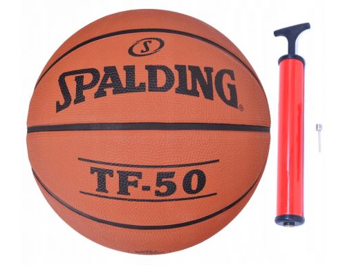 Spalding tf50 piłka koszykówki 6 outdoor pompka
