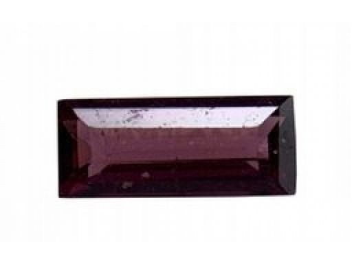Granat purpurowy naturalny bagietka 5x2,5 mm
