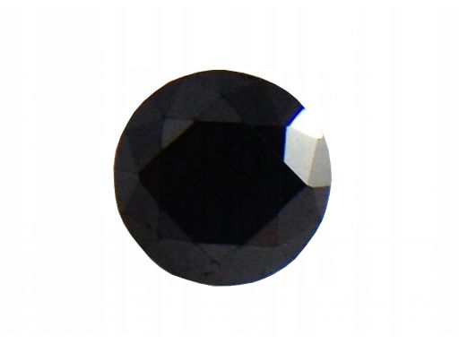 Diament czarny naturalny 2 mm sztuka