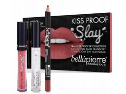 Bellapierre kiss proof slay lip nude zestaw 3szt