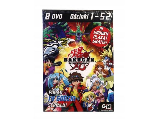 Bakugan fantasy 1-52 odcinki box 8dvd