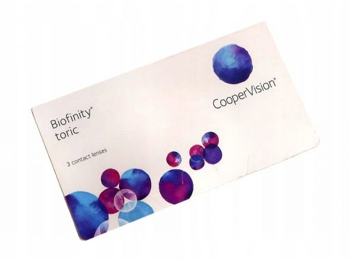 Soczewki miesięczne biofinity cooper vision -5.50