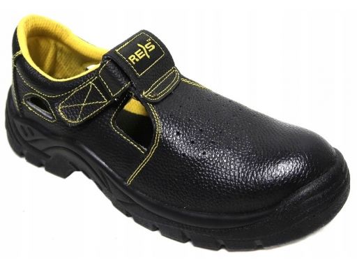 Buty sandały robocze bhp skóra stalowy nosek r.45