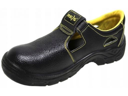 Buty sandały robocze bhp skóra stalowy nosek r.45