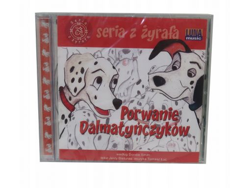 Płyta cd bajki piosenki porwanie dalmatyńczyków