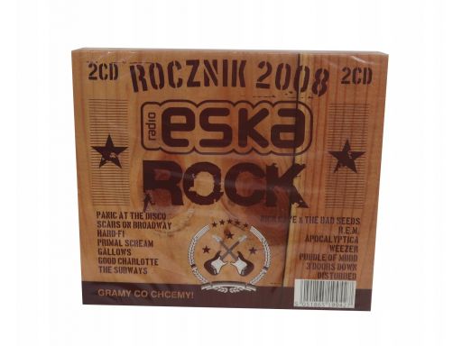 Płyta cd radio eska rock rocznik 2008 2 cd
