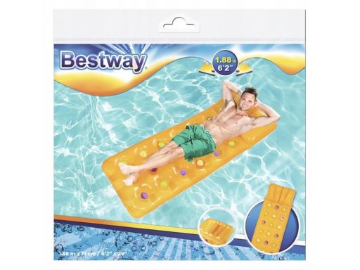 Bestway materac plażowy z poduszką 188x71 cm 43014